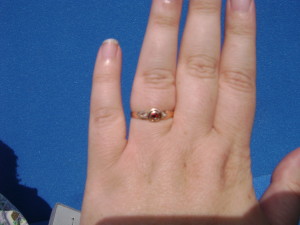 Wearing my replica ring